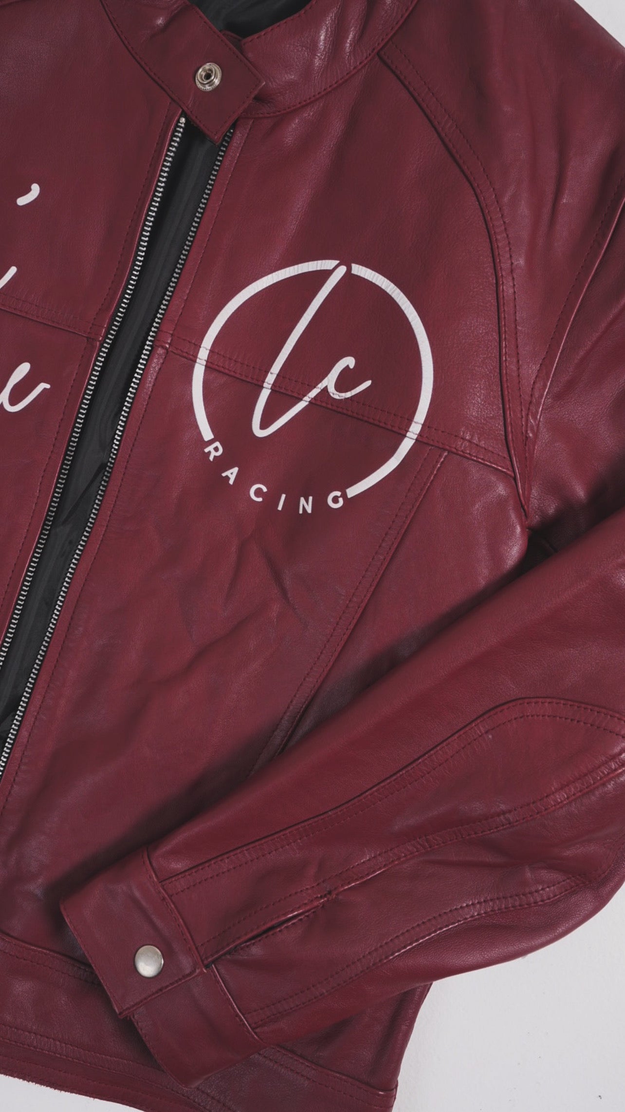 La’Core Men’s wine leather jacket