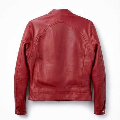 La’Core Men’s wine leather jacket