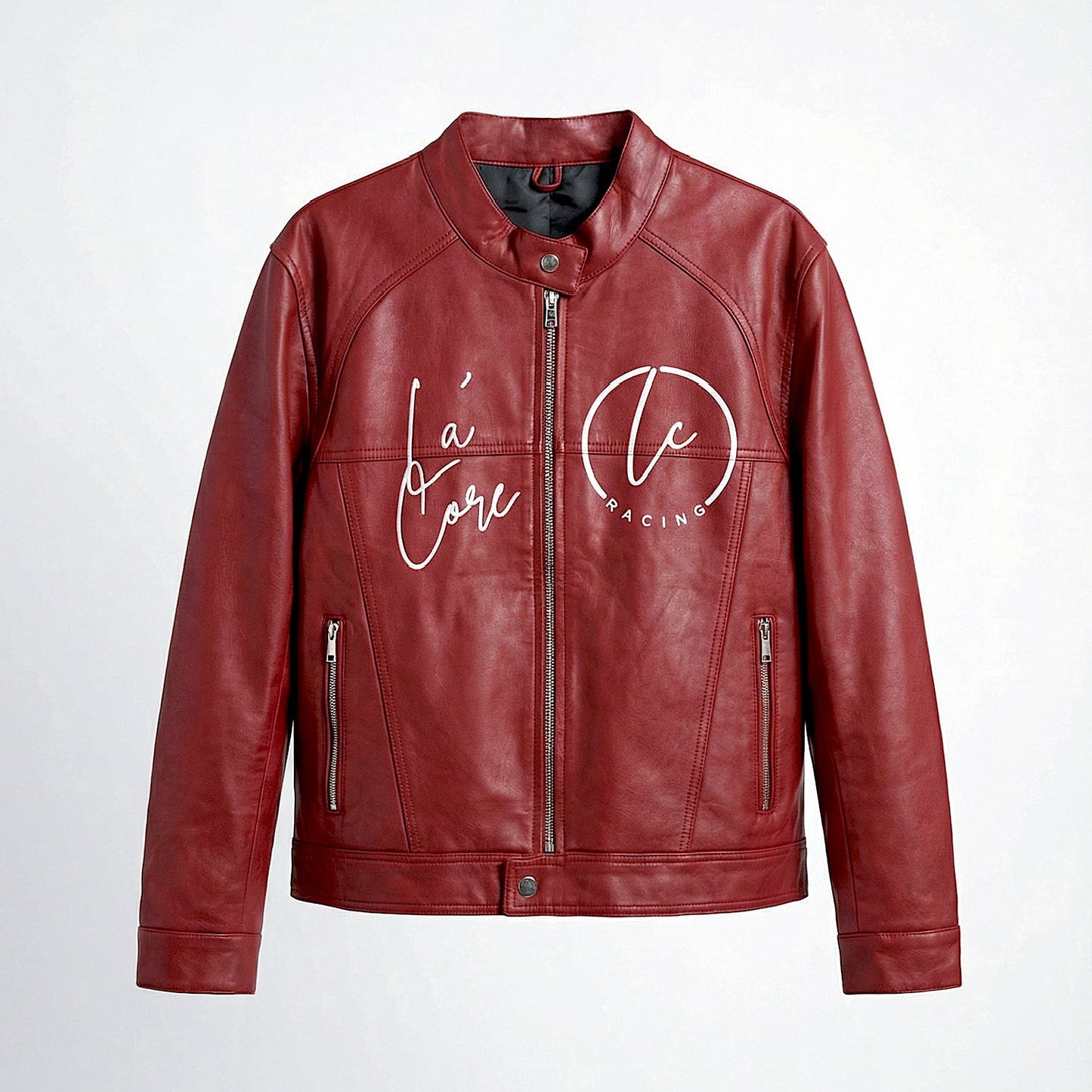 La’Core Men’s wine leather jacket