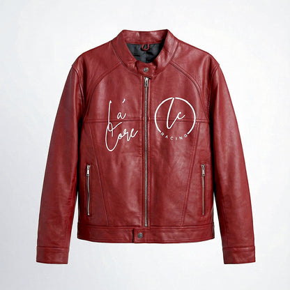 La’Core Men’s wine leather jacket
