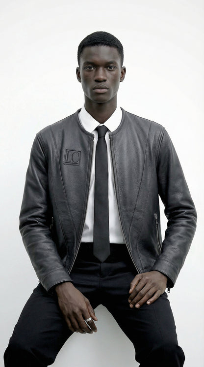La’Core Men’s Grain Leather Jacket