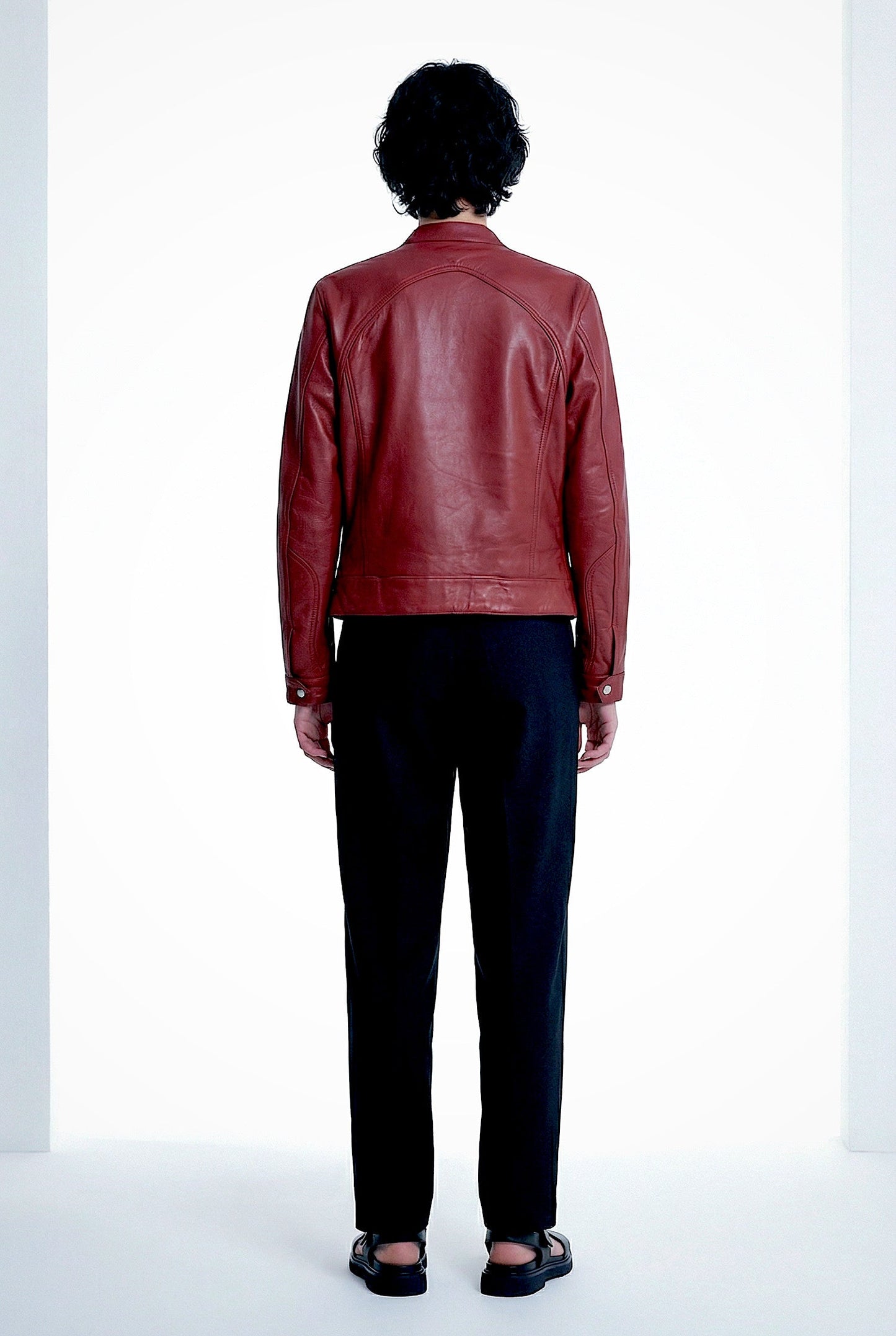 La’Core Women’s Wine Leather jacket