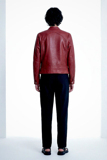 La’Core Women’s Wine Leather jacket